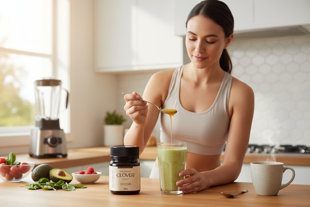 Person using Clover Honey